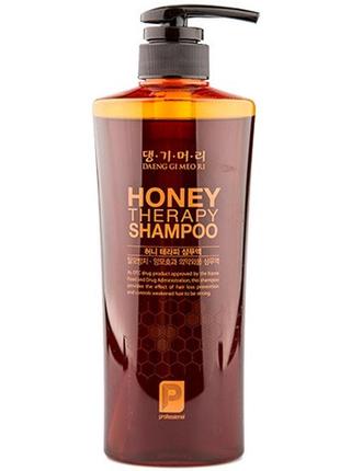 Шампунь для волос медовая терапия daeng gi meo ri professional honey therapy shampoo , 500 мл1 фото