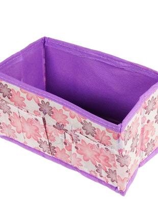 Органайзер коробка для мелочей, фиолетовый1 фото