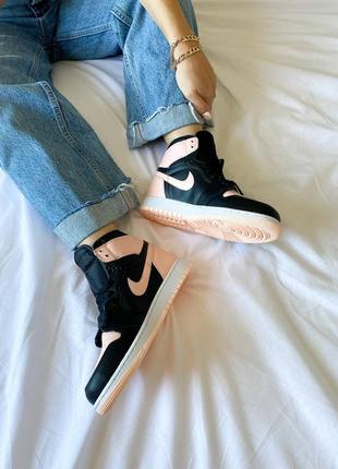 Кросівки nike air jordan 1 retro high og crimson tint7 фото