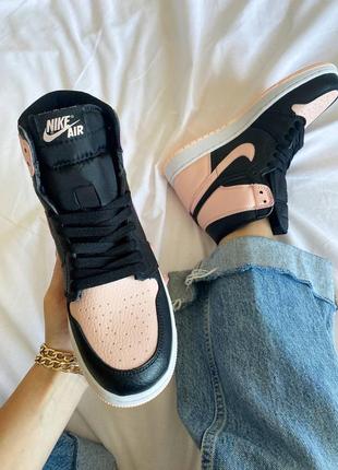 Кросівки nike air jordan 1 retro high og crimson tint2 фото