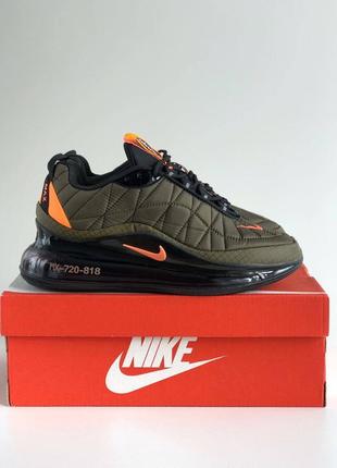 Nike air max 720 khaki winter (термо) кросівки чоловічі