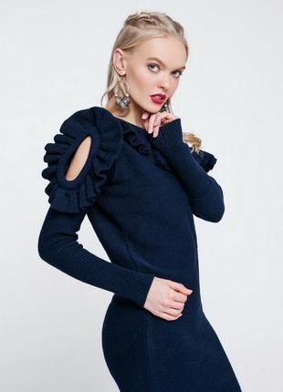 Большая расспродажа!!! шерстяное нарядное вязаное платье от sewel4 фото