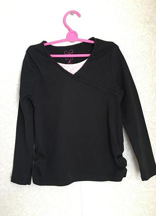 Милая кофточка на девочку, можно и в школу.