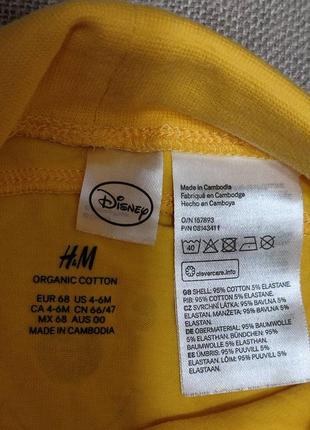 Шорты disney h&m (4-6мес)3 фото