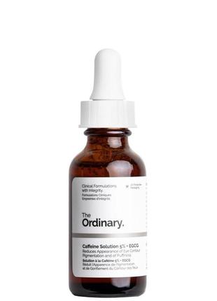 The ordinary - caffeine solution 5% + egcg - сыворотка под глаза с кофеином и зеленым чаем - 30ml3 фото