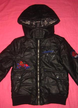 Теплая курточка spiderman на 5 лет1 фото