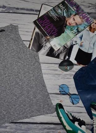 38/12/м - l фирменный актуальный базовый топ ткань в рубчик river island