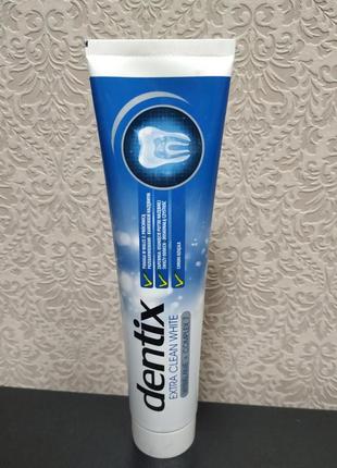 Зубная паста dentix extra clean white, 125 ml. польша