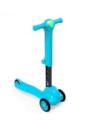 Детский самокат (голубой)