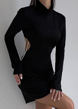 Сукня з ланцюжками крепдайвінг преміум хороша якість🥰