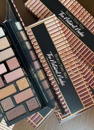 Too faced born this way the natural nudes eyeshadow palette4 фото