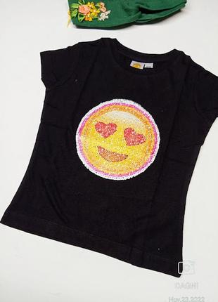 Футболка з малюнком emogi із двосторонніх паєток phonicons