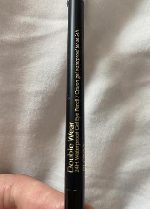 Водостойкий 24ч карандаш для глаз чёрный estée lauder оригинал3 фото