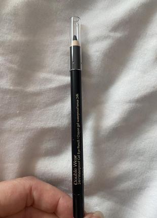 Водостойкий 24ч карандаш для глаз чёрный estée lauder оригинал