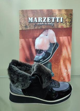Зимние кроссовки marzetti 7074 (италия)5 фото
