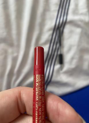 Шикарный стойкий карандаш для губ 07 red estée lauder оригинал5 фото