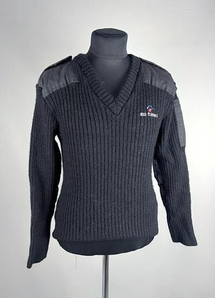 Кофта тактична з патчами pure new wool, англія, розмір м (40-42), відмінний стан