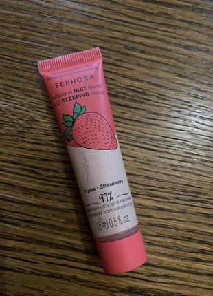 Блеск бальзам для губ sephora lip sleeping mask strawberry2 фото