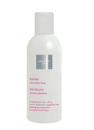 Тонік для шкіри з розширеними капілярами denova tonic alcohol-free 200мл