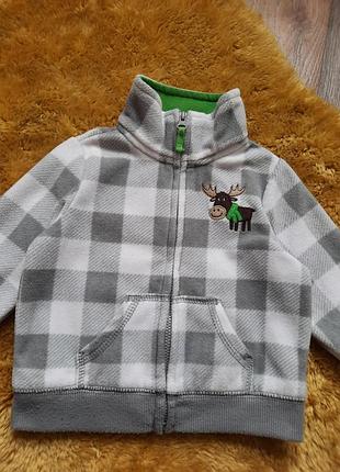 Флісова кофточка від carter's на 9 м 3