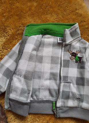 Флісова кофточка від carter's на 9 м 4