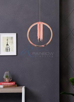 Подвес "круг с цепочками" медь большой 4396/1-300 rgd