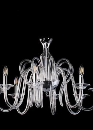 Люстра из прозрачного стекла 3703/8 cl