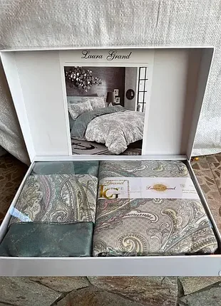 Комплект постільної білизни laura grand   тканина сатин