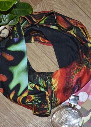 Яскравий, різнокольоровий, шарф хомут, "баф"