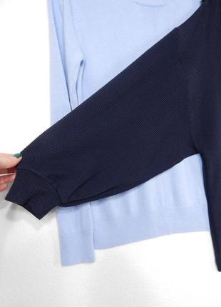 Брендовый красивый свитшот плотная трикотажная блуза с поясом объемные рукава в рубчик оверсайз7 фото