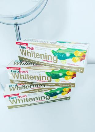 Зубна паста eurofresh whitening, 112 г, farmasi1 фото