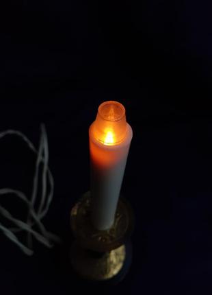 Харьков 🌐🕯1979 год ночник светильник винтаж советский свеча свечка электрический настольный ретро7 фото