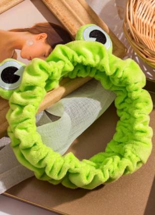 Повязка на голову лягушка пепе