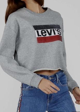 Укороченый свитшот levis оригинал2 фото