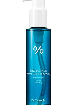 Очищающее гидрофильное масло для лица dr. ceuracle pro balance cleansing oil 155 мл