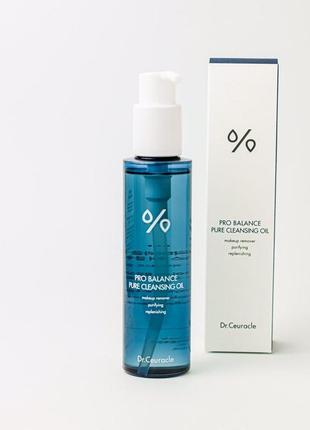 Очищуюча гідрофільна олійка для обличчя dr. ceuracle pro balance cleansing oil 155 мл2 фото