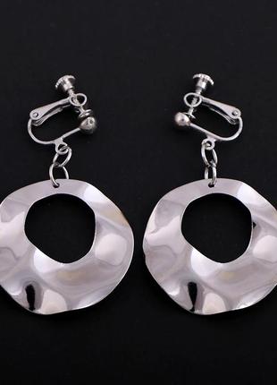 🆕 клипсы для девушек с непроколотыми ушками, клипси для ушей