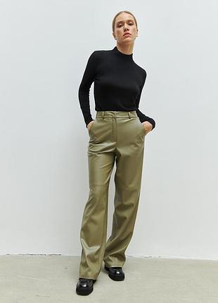 Стильні штани натуральна шкіра олівка taifun 🇩🇪