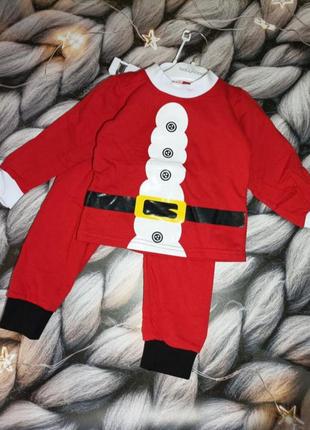 Новорічний костюм з шапочкою новорічний боді штани