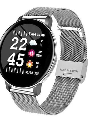 Умные смарт часы smart watch vb23w-s с тонометром, пульсометром. фитнес браслет трекер1 фото