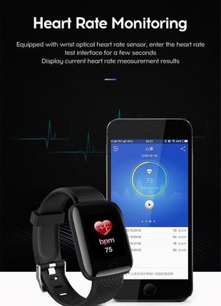 Розумний смарт годинник smart watch msd13 з тонометром. фітнес браслет трекер фіолетові5 фото