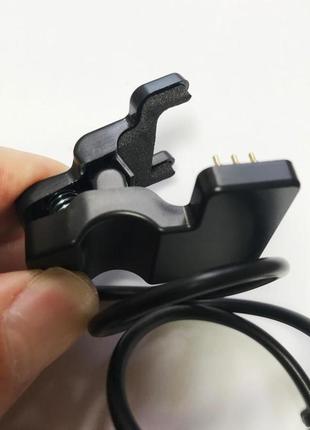 Зарядный кабель прищепка 3pin / 6mm для smart bracelet f1 / c1. зарядное зарядка для смарт часов, умных часов8 фото