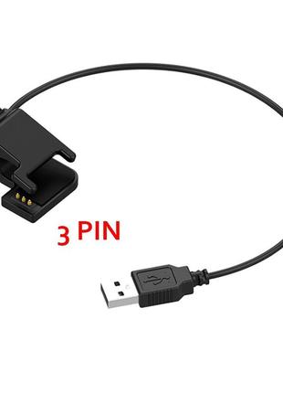 Зарядный кабель прищепка 3pin / 6mm для smart bracelet f1 / c1. зарядное зарядка для смарт часов, умных часов5 фото