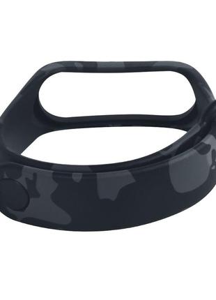 Силиконовый ремешок для фитнес браслета трекера xiaomi mi band m3 камуфляж 2