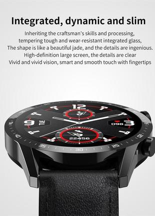 Мужские сенсорные умные смарт часы smart watch t3w серебристые. фитнес браслет трекер3 фото