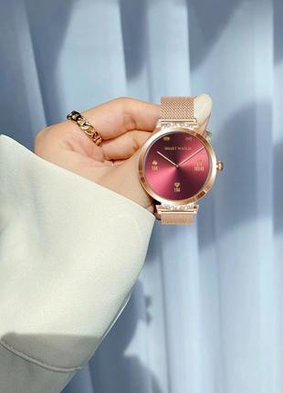 Жіночий розумний смарт годинник smart watch efi70-g золотистий. фітнес браслет трекер7 фото