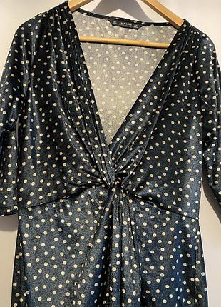 Велюрова сукня zara