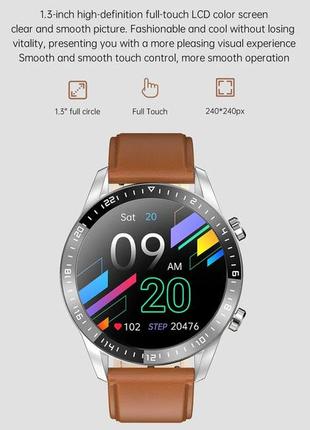 Мужские сенсорные умные смарт часы smart watch pro gt134-uk с тонометром, пульсометром. фитнес браслет трекер4 фото