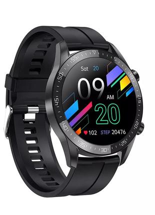 Мужские сенсорные умные смарт часы smart watch pro gt134-uk с тонометром, пульсометром. фитнес браслет трекер1 фото