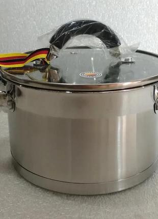 26-242-047 каструля recht 2,6 л зі скляною кришкою krauff